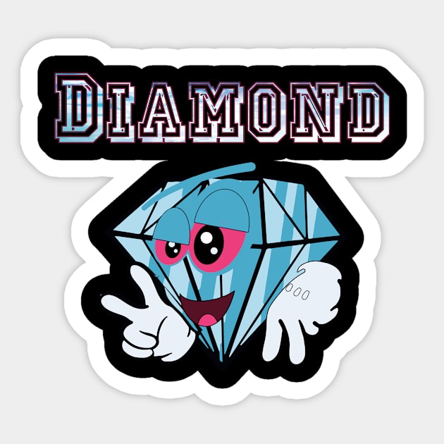 Smokey Diamond Sticker by Xman_773